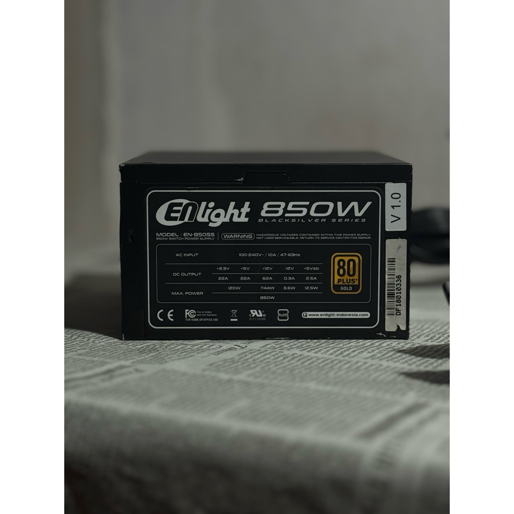 PSU ENLIGHT 850w 80plus Gold