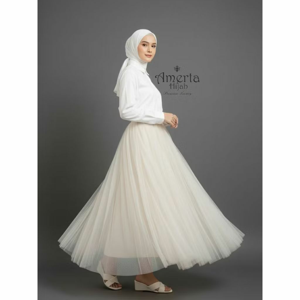 Rok Tutu Premium 3 Layer by Amerta Hijab