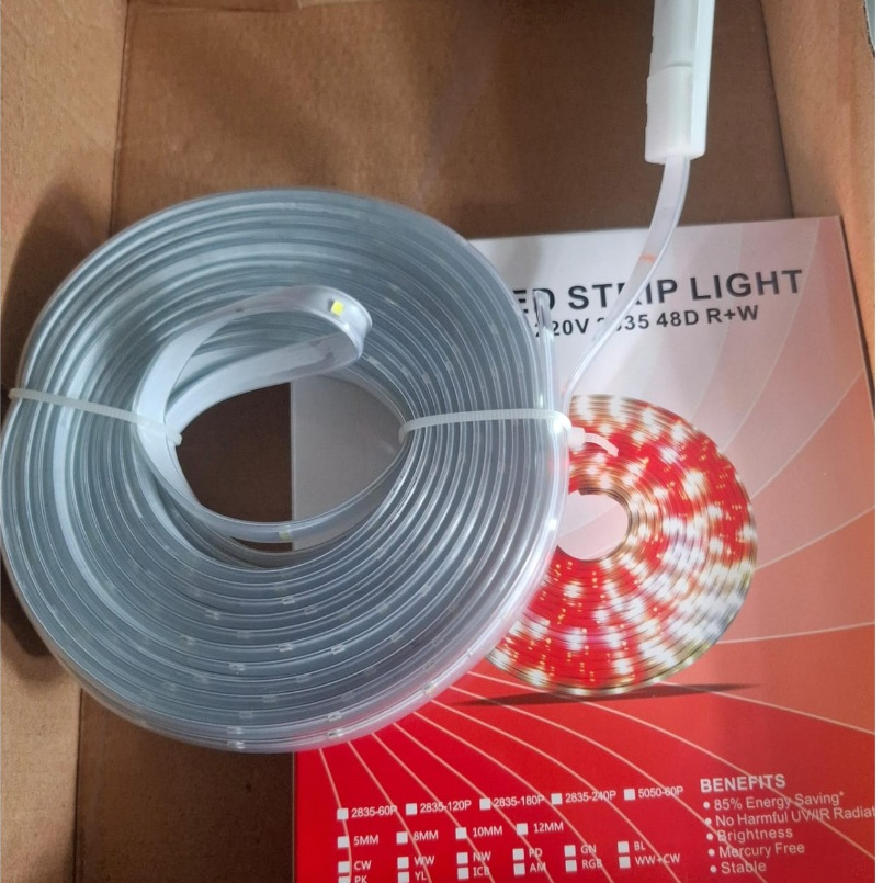 Lampu selang led box merah putih 7m / Lampu LED strip selang Merah Putih 7M full lampu kemerdekaan