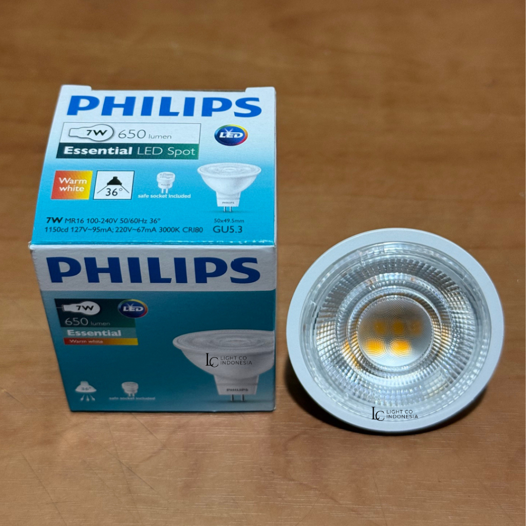 Philips led 7watt mr16 3000k 220volt / Led philips 7watt mr16 3000k 220v