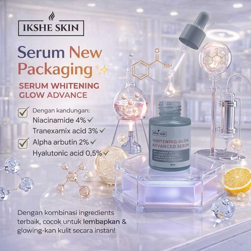 IKSHE SKIN - HYALUWHITENING DNA Salmon Body Serum By IK Natural Glowing Skincare