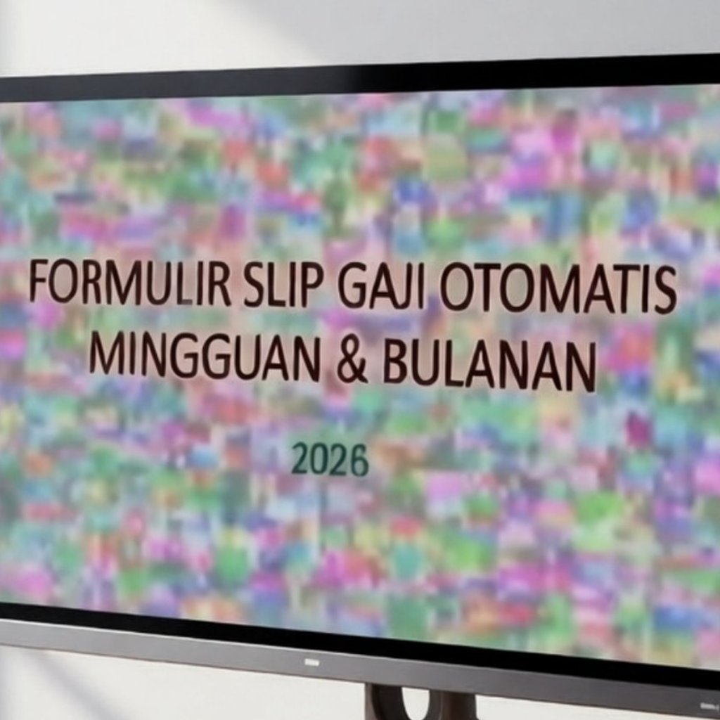 Formulir Slip Gaji Otomatis Slip Gaji Mingguan dan Bulanan Otomatis