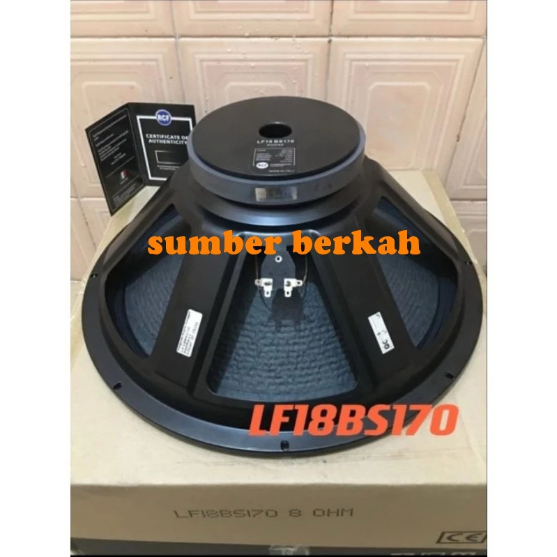 SPEAKER KOMPONEN RCF LF18BS170/LF18 BS170/LF 18BS170/LF18BS 170 18 INCH