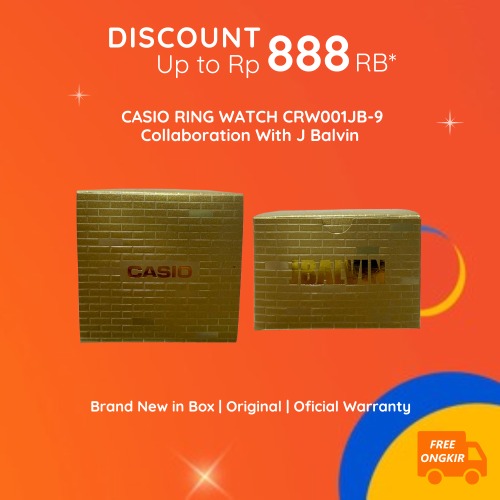 Casio Ring Watch J Balvin Casio Watch CRW-001JB-9 Collaboration with J Balvin