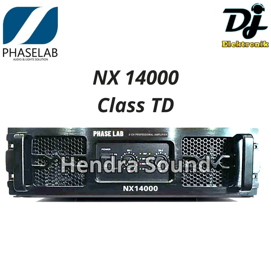 Power Ampli Phaselab / Phase Lab NX14000 / NX 14000 - 2 channel
