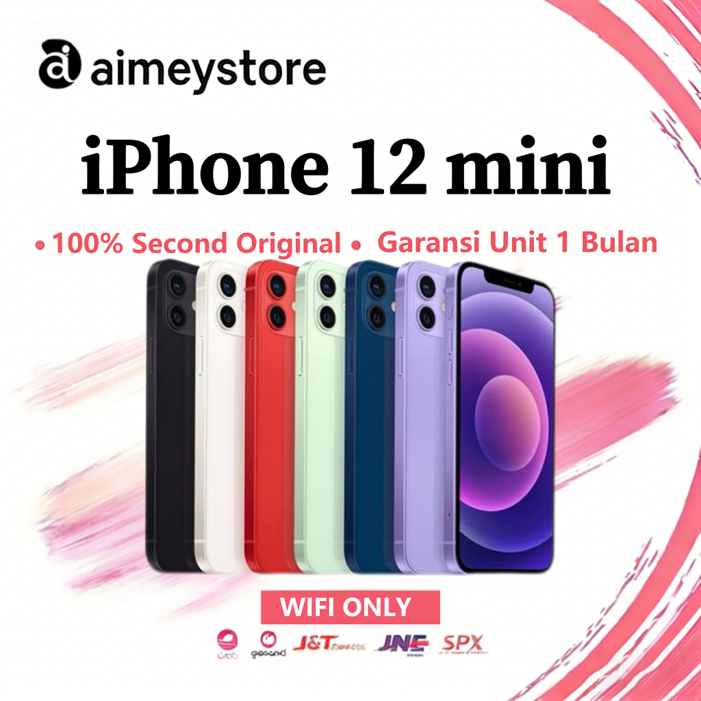 IPhone 12  Mini WIFI ONLY Game/Live 64GB 128GB 256GB Bekas Second Original Mulus Fullset