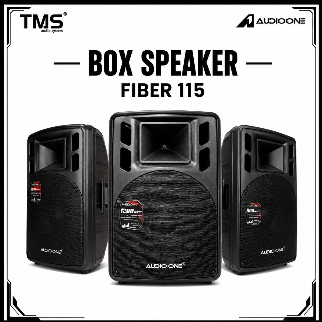 Box Speaker 15 Inch fiber Bok Kosong palstik Kualitas  Import Warna Hitam solid Kuat dan Kokoh I TMS