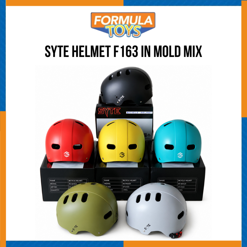 HELM SEPEDA SYTE HELMET F163 IN MOLD