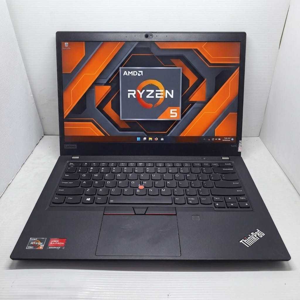 LAPTOP DESAIN SLIM  LENOVO THINKPAD T495 RYZEN 5 8/256 VGA 2GB SIAP RENDER