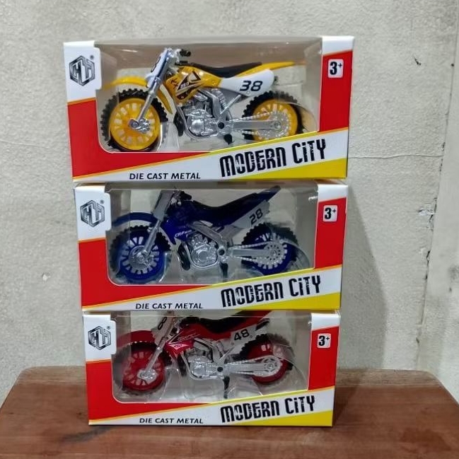 MAINAN MOTOR DIE CAST (MINIATUR) TRAIL