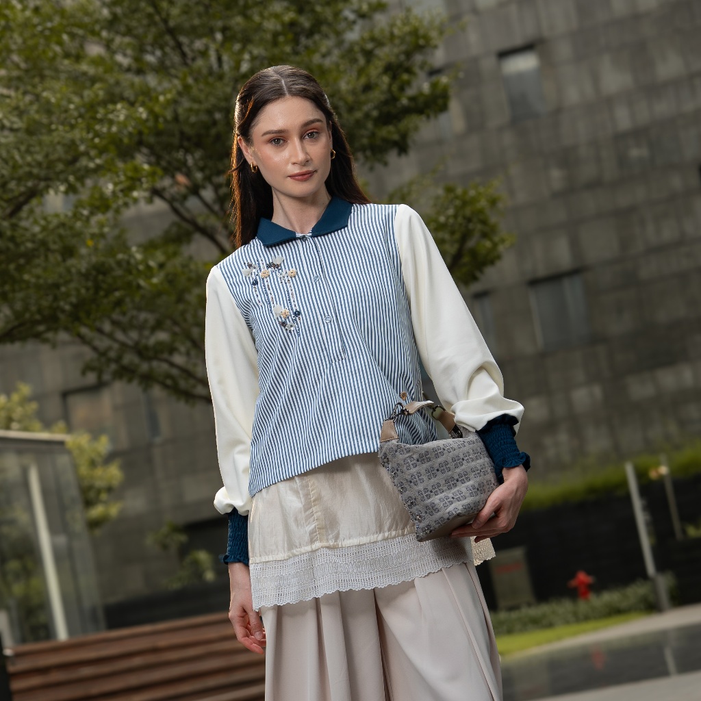 VAIA Atelier - Atasan Kemeja Wanita Helise