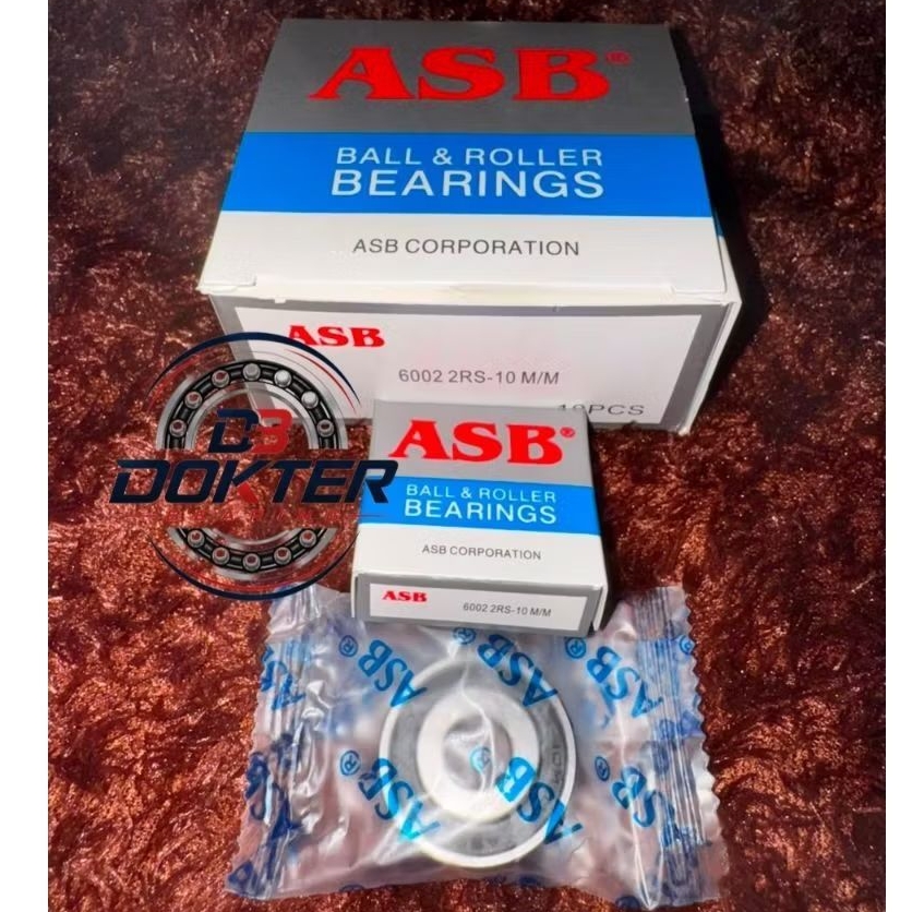 Bearing 6002 2RS 10mm ASB ORIGINAL