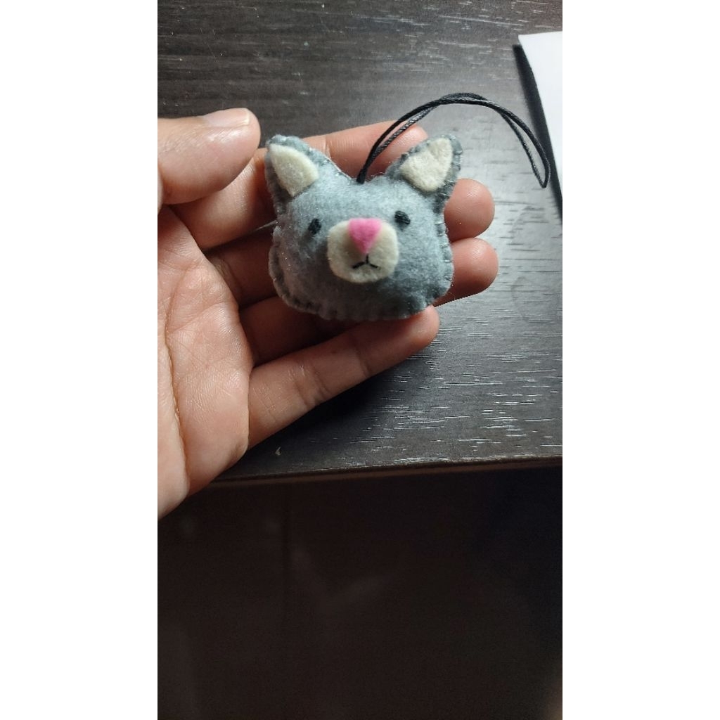 boneka mini dari flanel