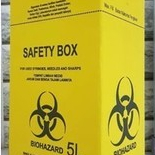 Tempat Sampah Medis Safety Box 5 Liter Biohazard Container 5 L