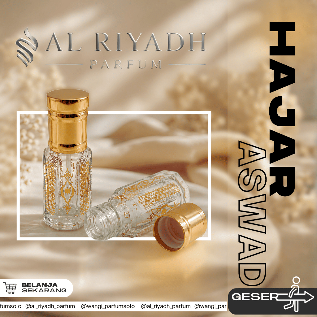 AL RIYADH HAJAR ASWAD BIBIT MURNI PARFUM COLET