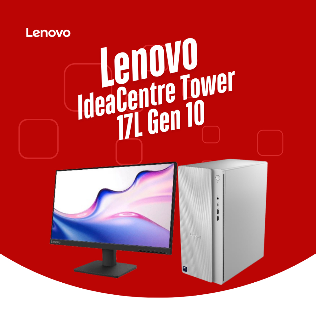 Lenovo IdeaCentre 17L Gen 10 Tower PC | 91B100-33iD | Intel Core Ultra 5 225 | RAM 16GB DDR5 | SSD 5