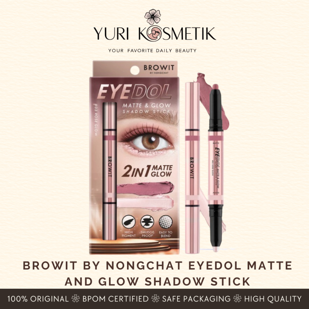 BROWIT BY NONGCHAT Eyedol Matte And Glow Shadow Stick / Eyeshadow Stick / Eyeshadow Waterproof