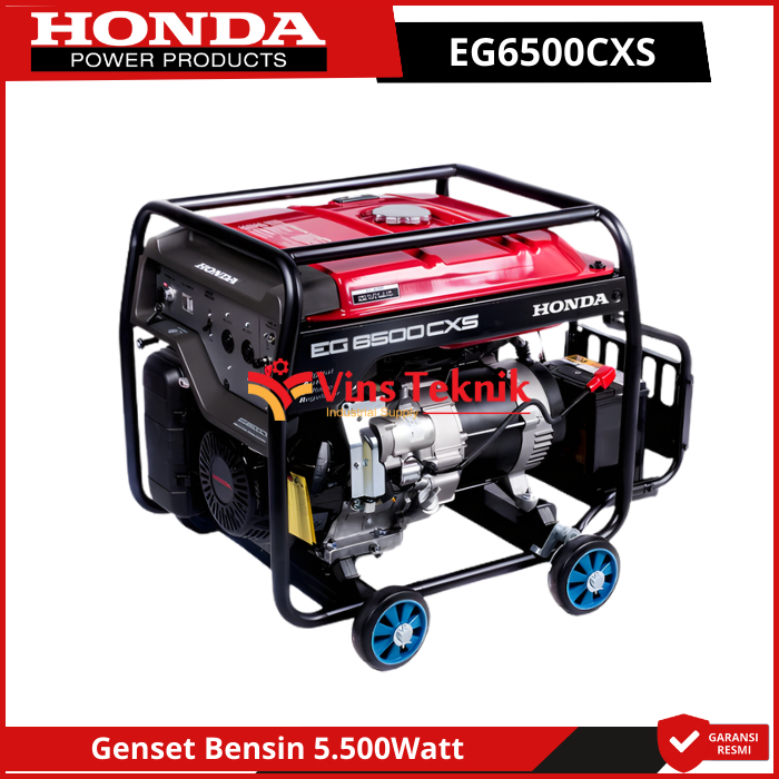 HONDA EG 6500 CXS Generator Genset Mesin Genset Listrik Genset Bensin 5.500Watt EG6500CXS