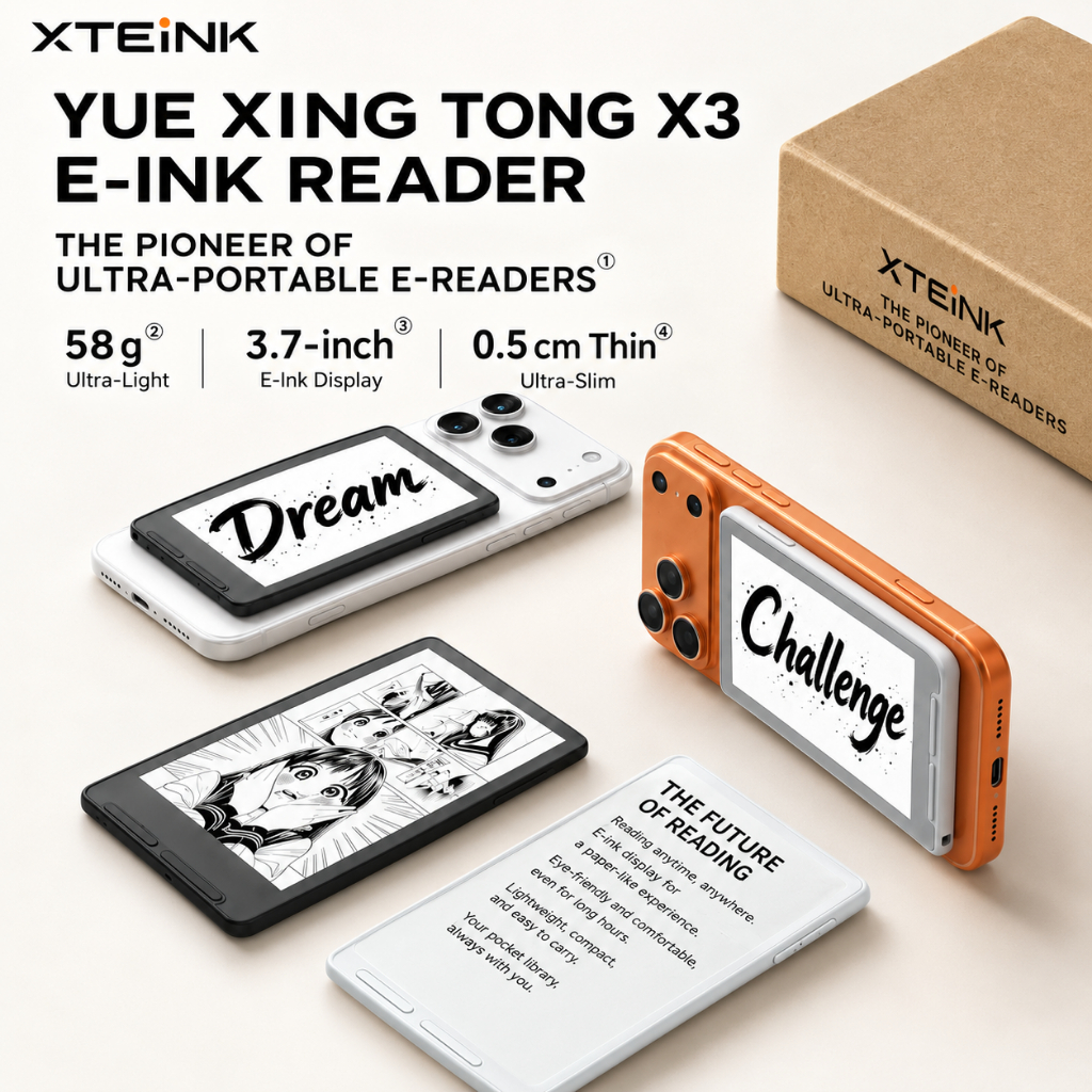 XTEINK X3 Ultra-Slim E-Ink eBook Reader