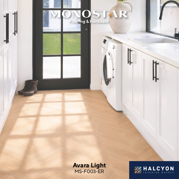 MONOSTAR SPC / SPC MONOSTAR Click Flooring - Barnard Fishbone Series Tebal 5,8mm