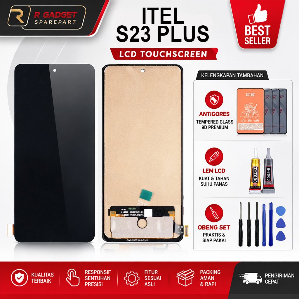 Lcd ITEL S23 PLUS Original Fullset Touchscreen OEM Quality