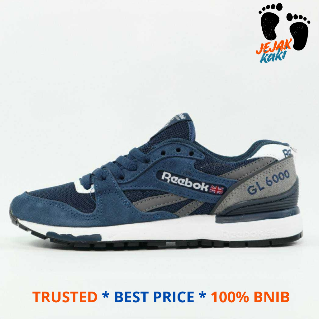 Sepatu Reebok GL6000 Navy Grey White
