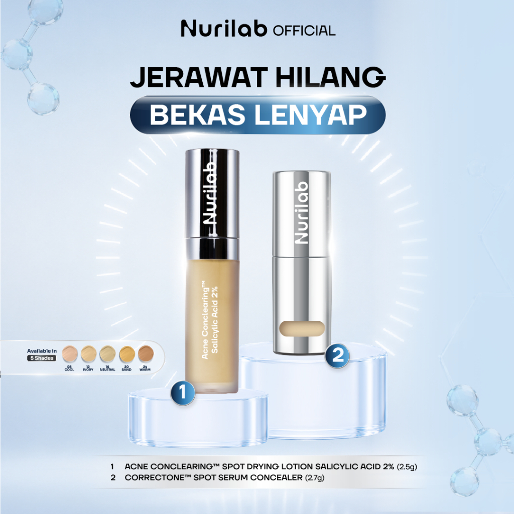 Nurilab - Jerawat Hilang, Bekas Lenyap | Serum Concealer & Acne Conclearing