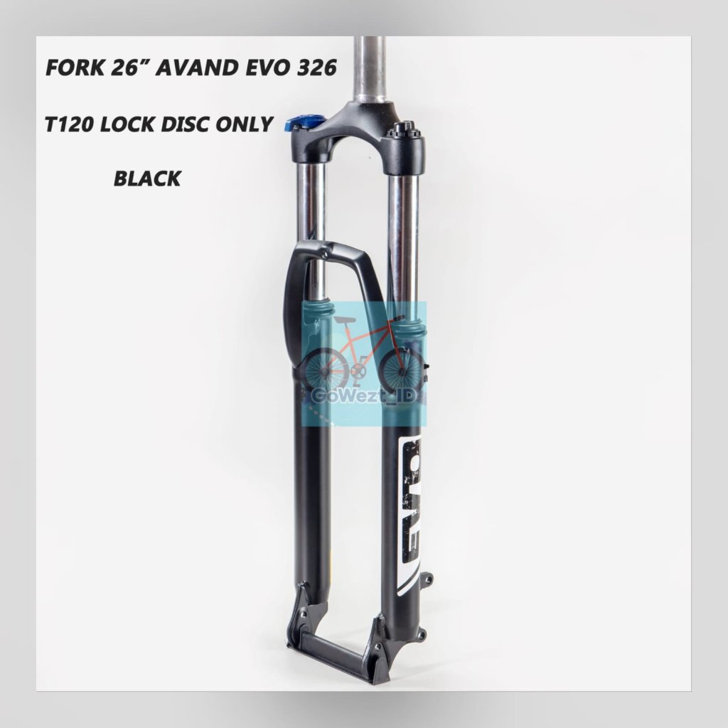 Fork Garpu Sepeda Ukuran 26 Avand Evo 326 Oversize 28.6 Coil Disc Only T120 MTB Gunung | High Qualit