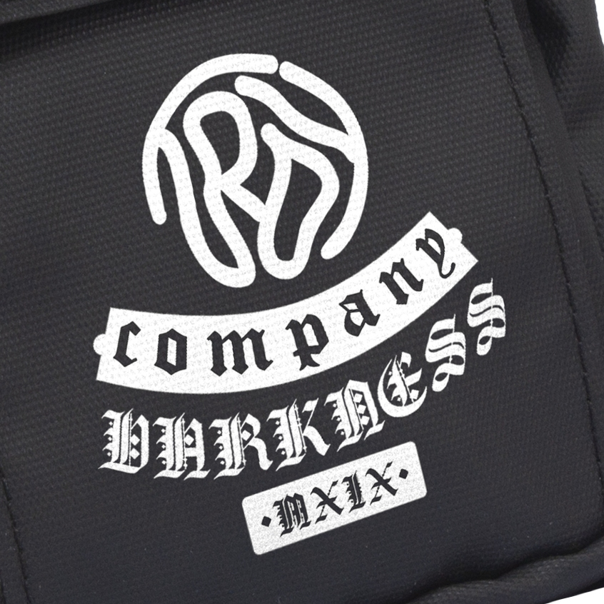 Troy Company Mini Sling Bag Black Darkness - Tas Selempang Hitam SBD 3683