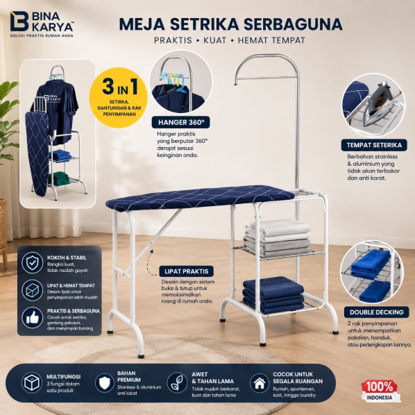 KB - MEJA SETRIKA LIPAT - STRIKA SHANGHAI