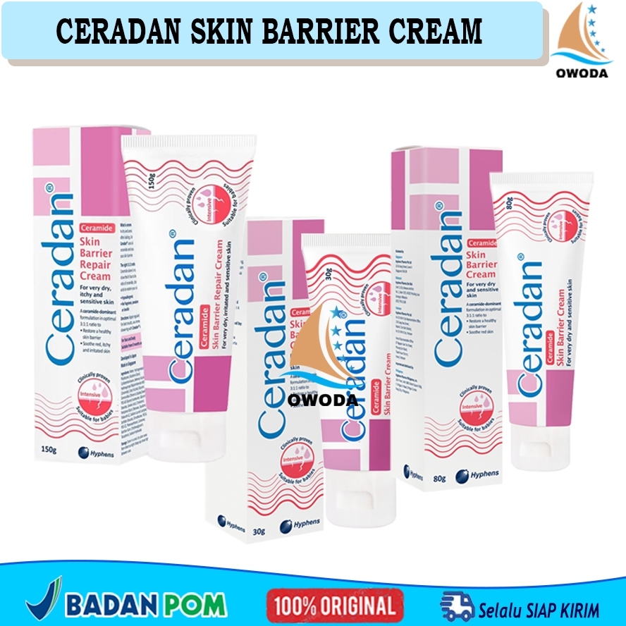 Ceradan Skin Barrier Repair Cream 30 gr  80 gr dan 150 gram - Ceradan Cream