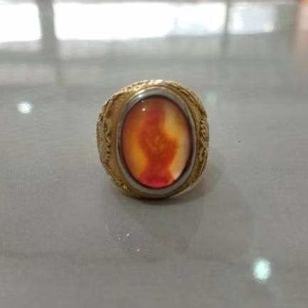 Jual Cincin Batu Lawasan Sepuh Motif Semar Asli Alam Khusus Yang Paham Saja