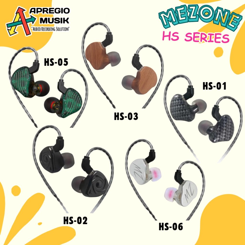 MeZone HS01 HS02 HS03 HS05 HS06 Audio Technica ATH CKL 220is ATH-CKL220iS In-Ear Headphone with Mic