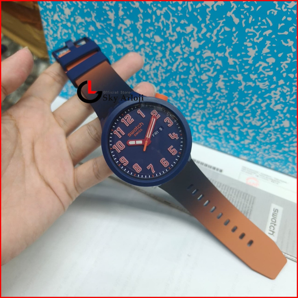 SWATCH SB01S700 Big Bold Jam Tangan Pria Analog Original