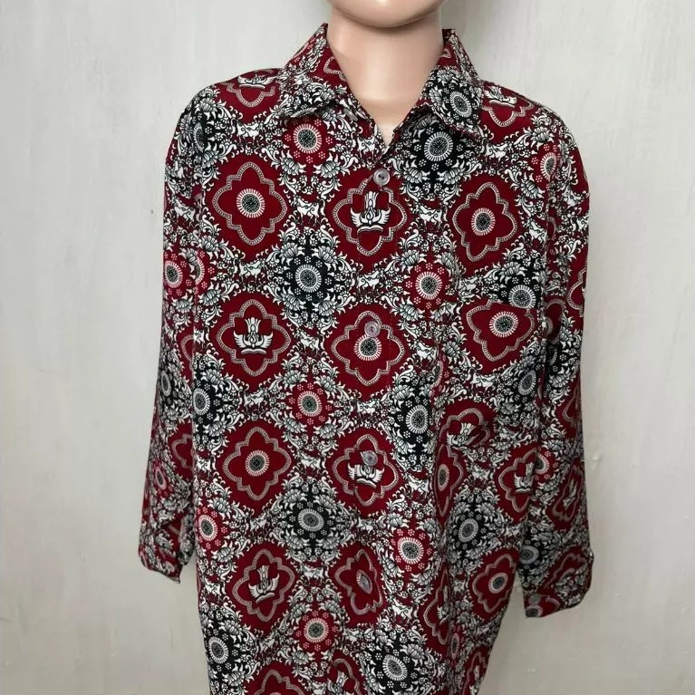 Seragam Anak Sekolah Batik SD tangan panjang 7 - 12 tahun