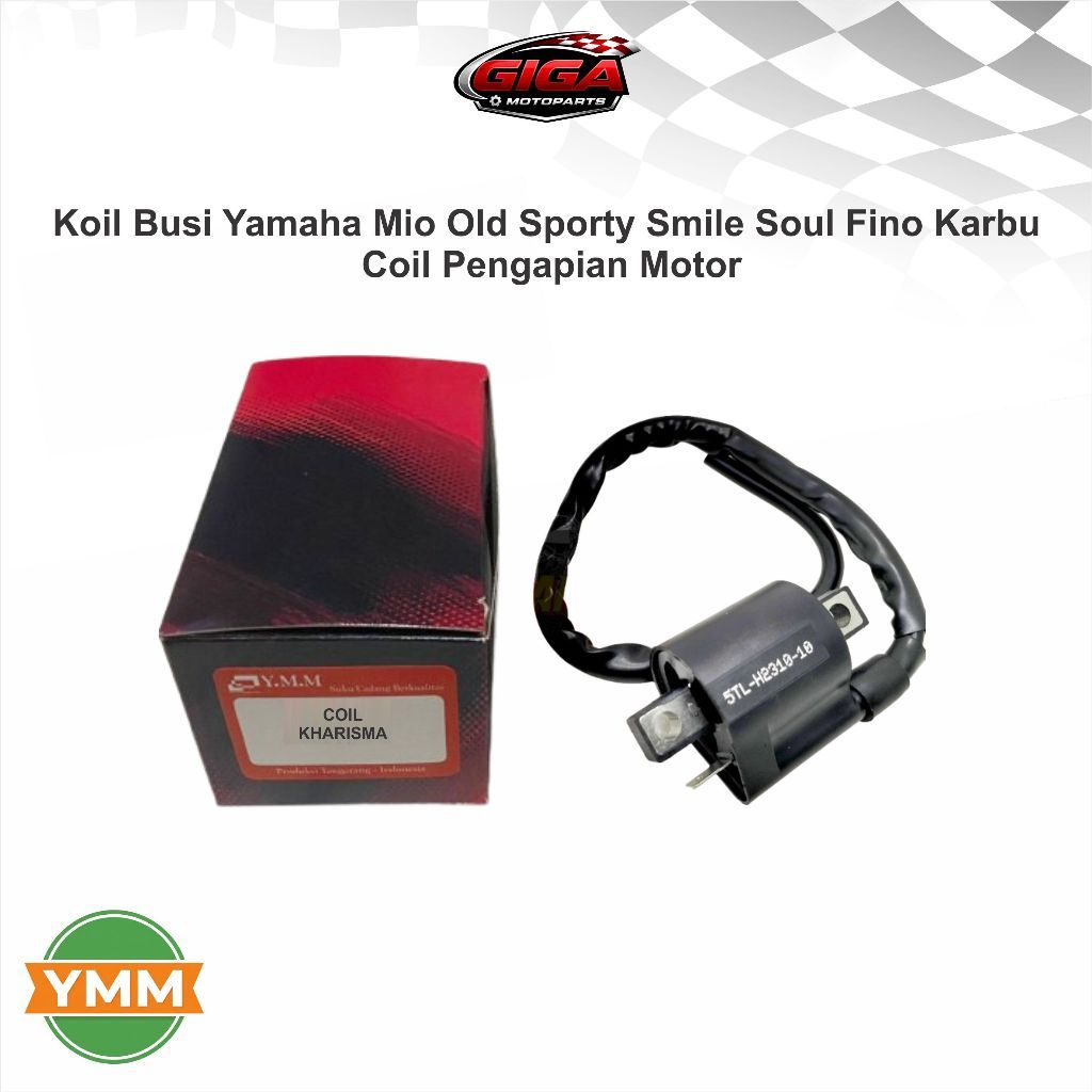 Koil Busi YMM Yamaha Mio Old Sporty Smile Soul Fino Karbu | Coil Pengapian Motor