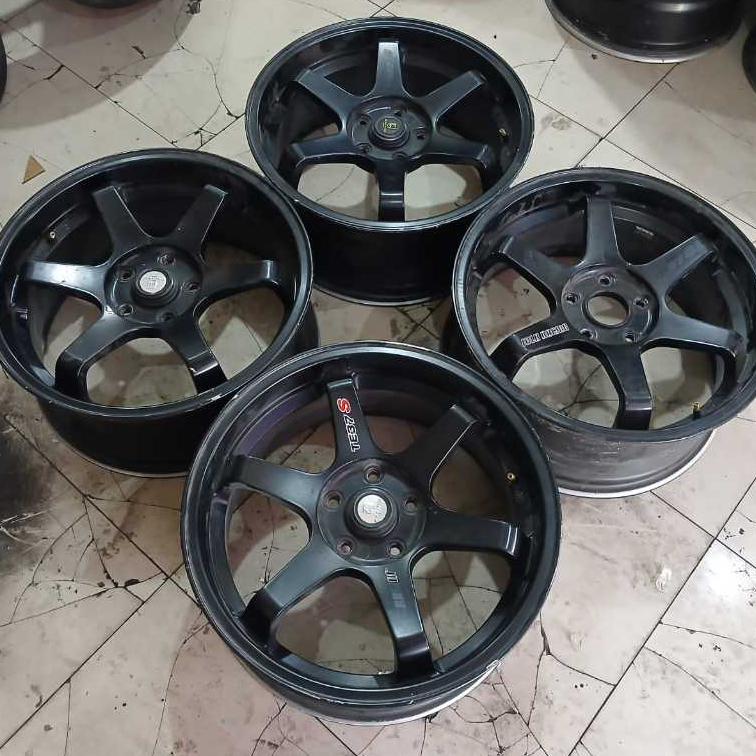 Velg Bekas Te37 Ring 18x8 Pcd 5x114 Et 45 Black