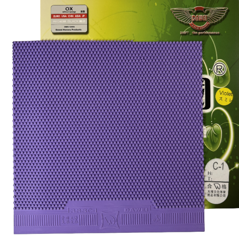 Dawei 388C-1 OX Medium Pimple - Rubber Karet Bet Pingpong Bintik Semi Dawei 388C1