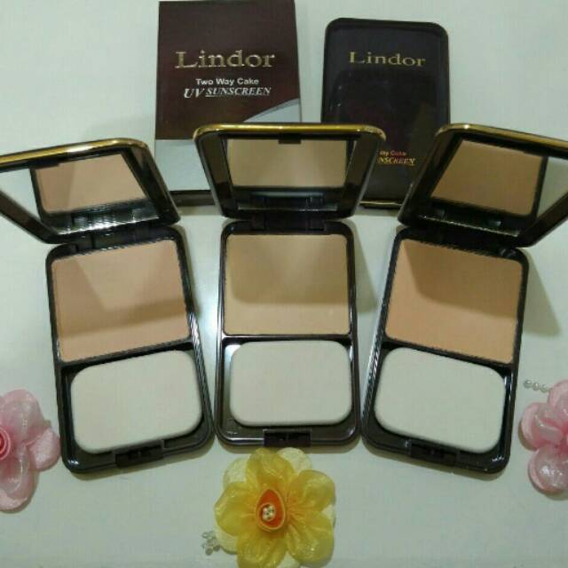 Lindor Two Way Cake UV Sunscreen TWC Bedak Padat Lindor