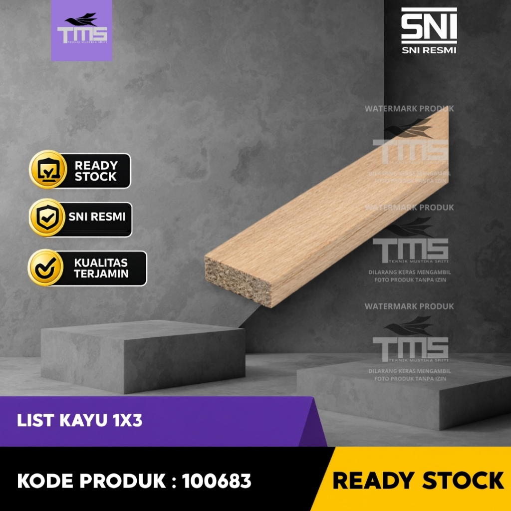 List Kayu 1x3 Kayu List Kayu Untuk Kebutuhan Bangunan Rumah Tangga dan Pertukangan Ready Stock