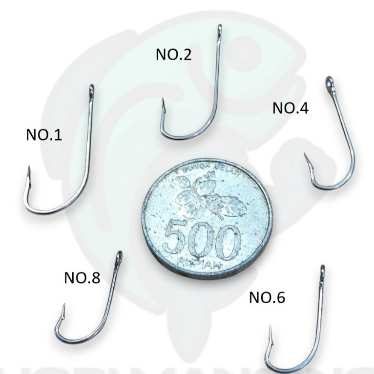 Mata Kail Libra Oshaughnessy SS 1930/ Hook Pancing Libra Tajam Tebal dan Kuat Ring Carbon SS1930-2X 