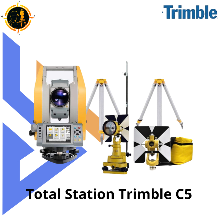 Total Station Trimble C5 Akurasi 5" Autofocus Touch Display Garansi Resmi