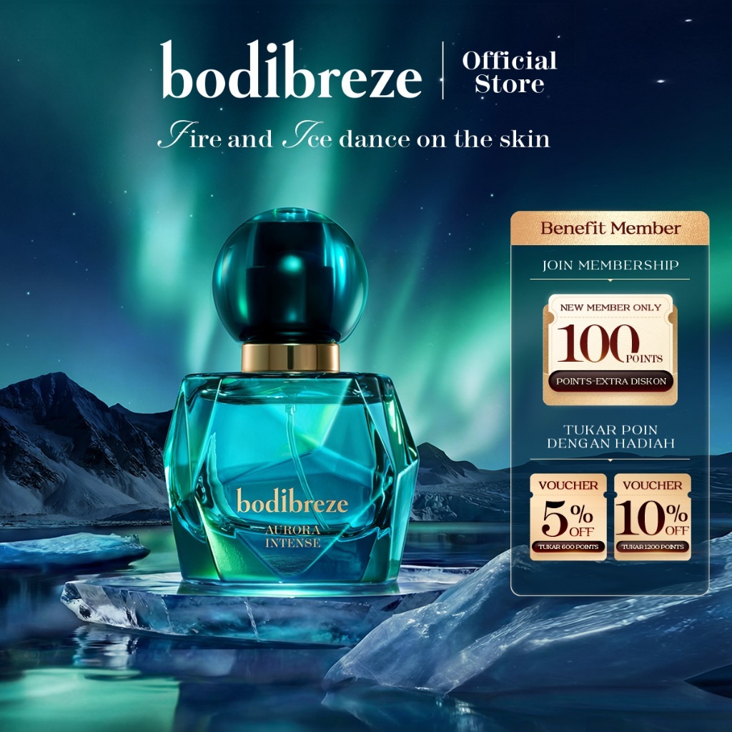 [Unisex] Bodibreze Aurora Extrait de Parfum | Mango Oud Tahan Lama Unik Jiwa Petualang untuk Outdoor