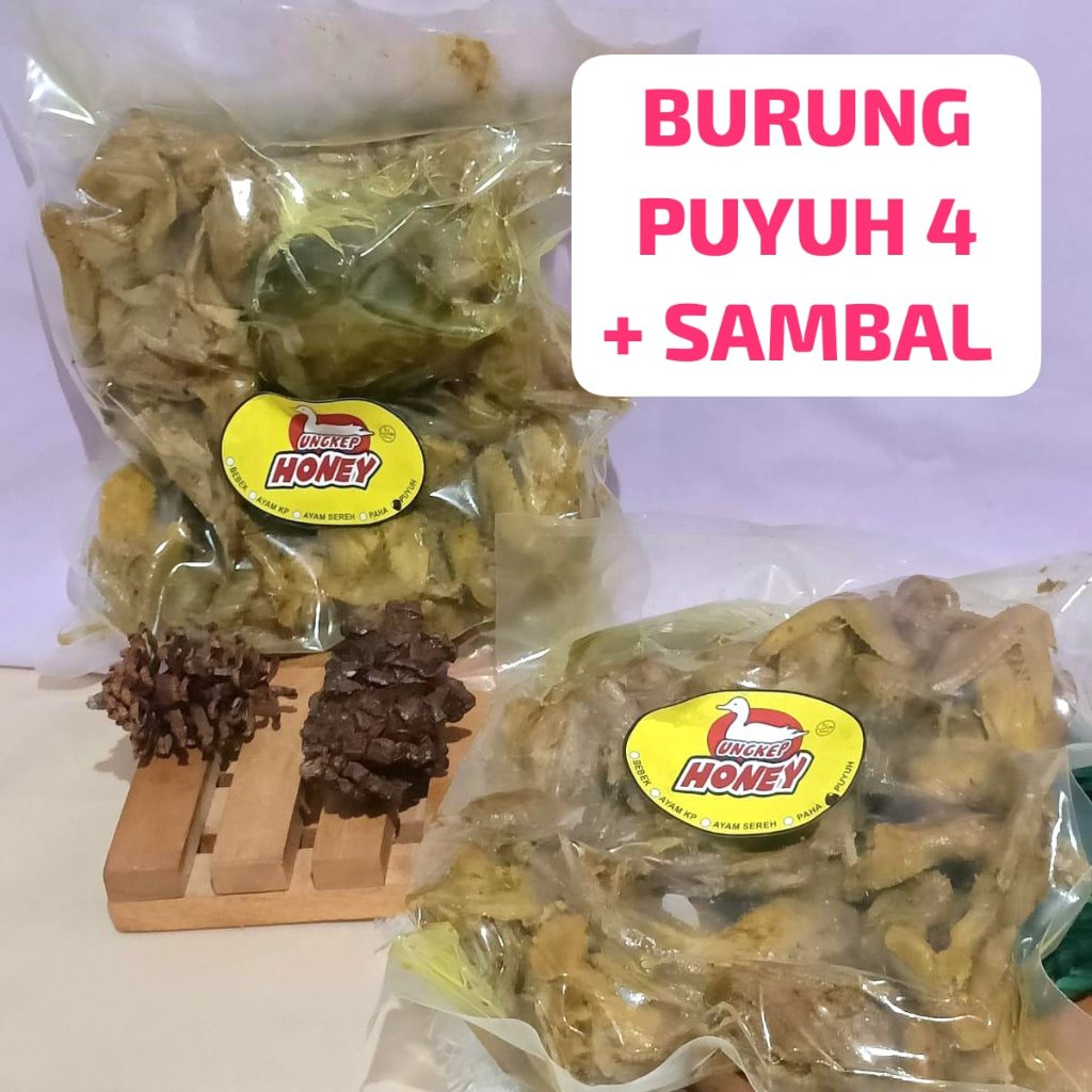 [ BURUNG PUYUH + SAMBAL ] Lauk Cemilan BURUNG PUYUH + SAMBAL by RTN Puyoh Manuk Manok Landa Londo Ma
