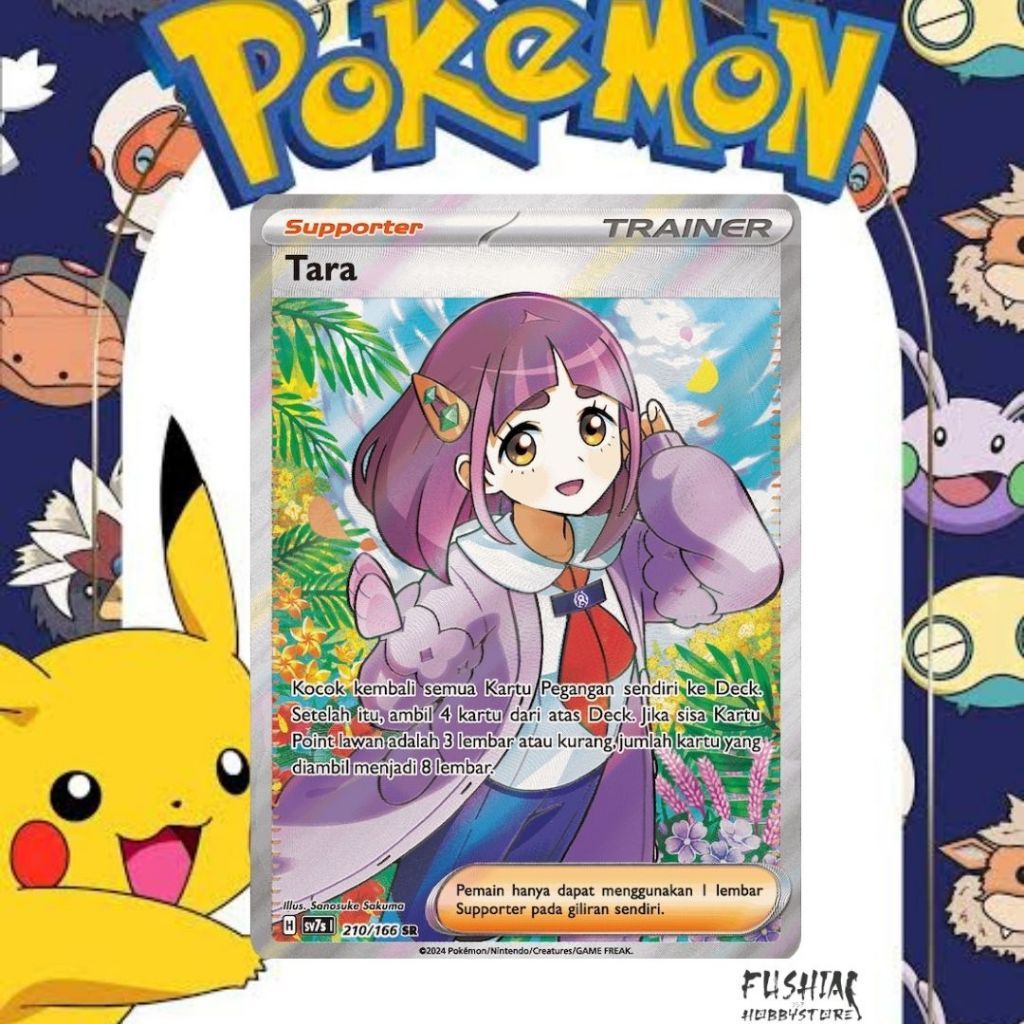 Kartu Pokemon TCG SR SV7S Tara (210/166)