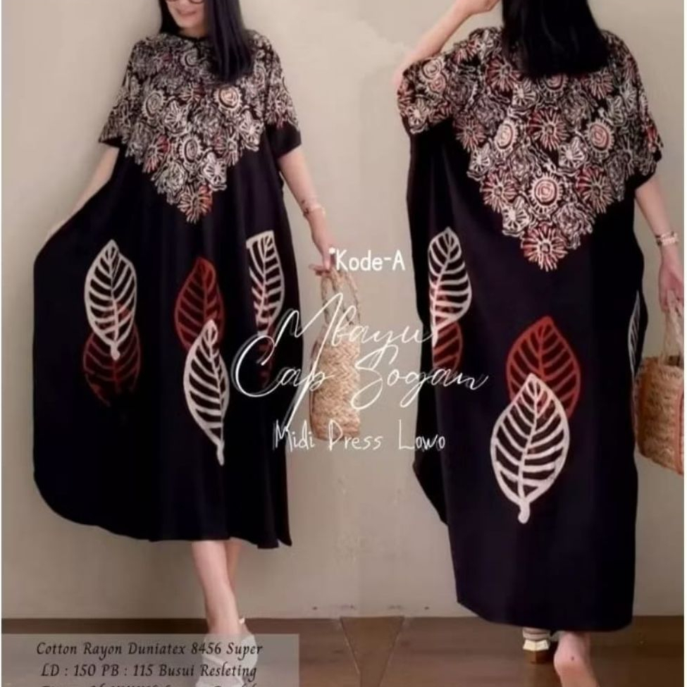 Daster Lowo Cap Daster Kelelawar Motif Sogan