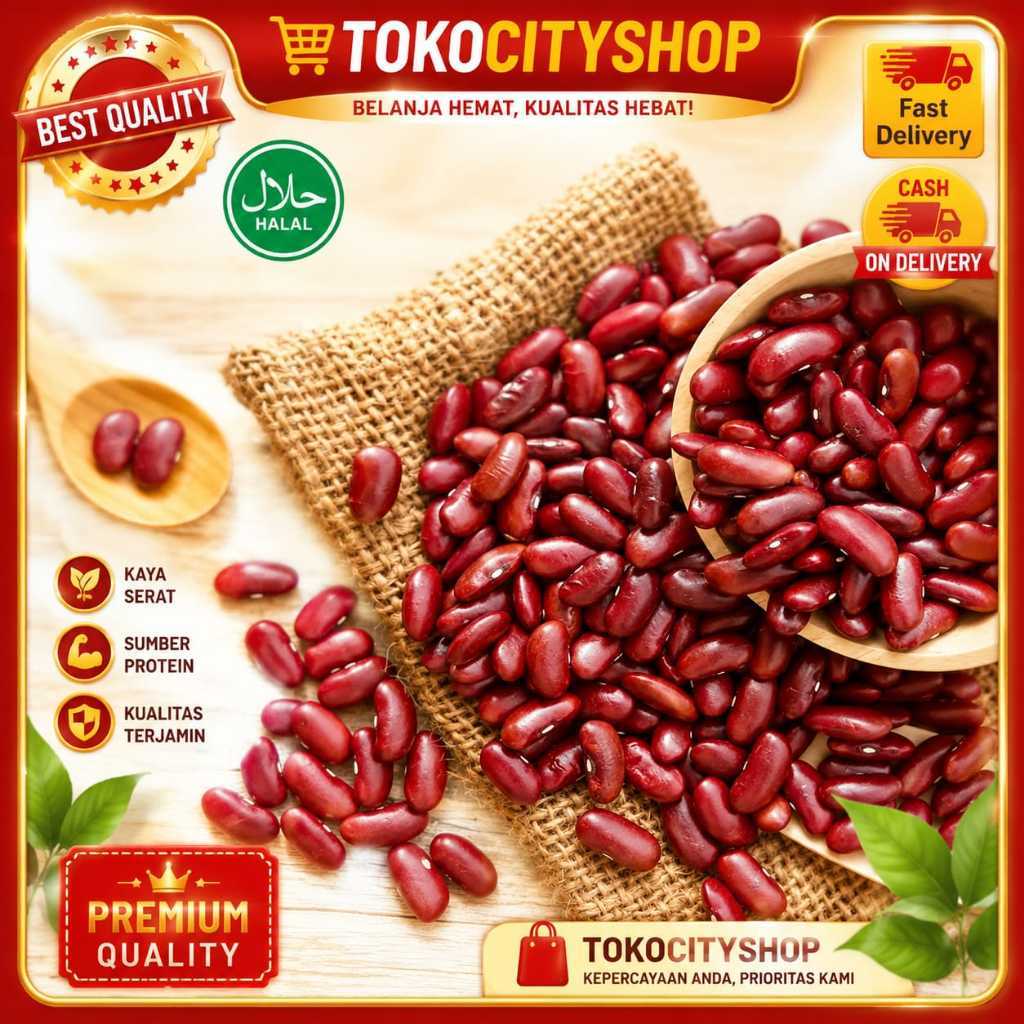 Kacang Merah Super Import / Kacang Merah Jogo Import / 1KG