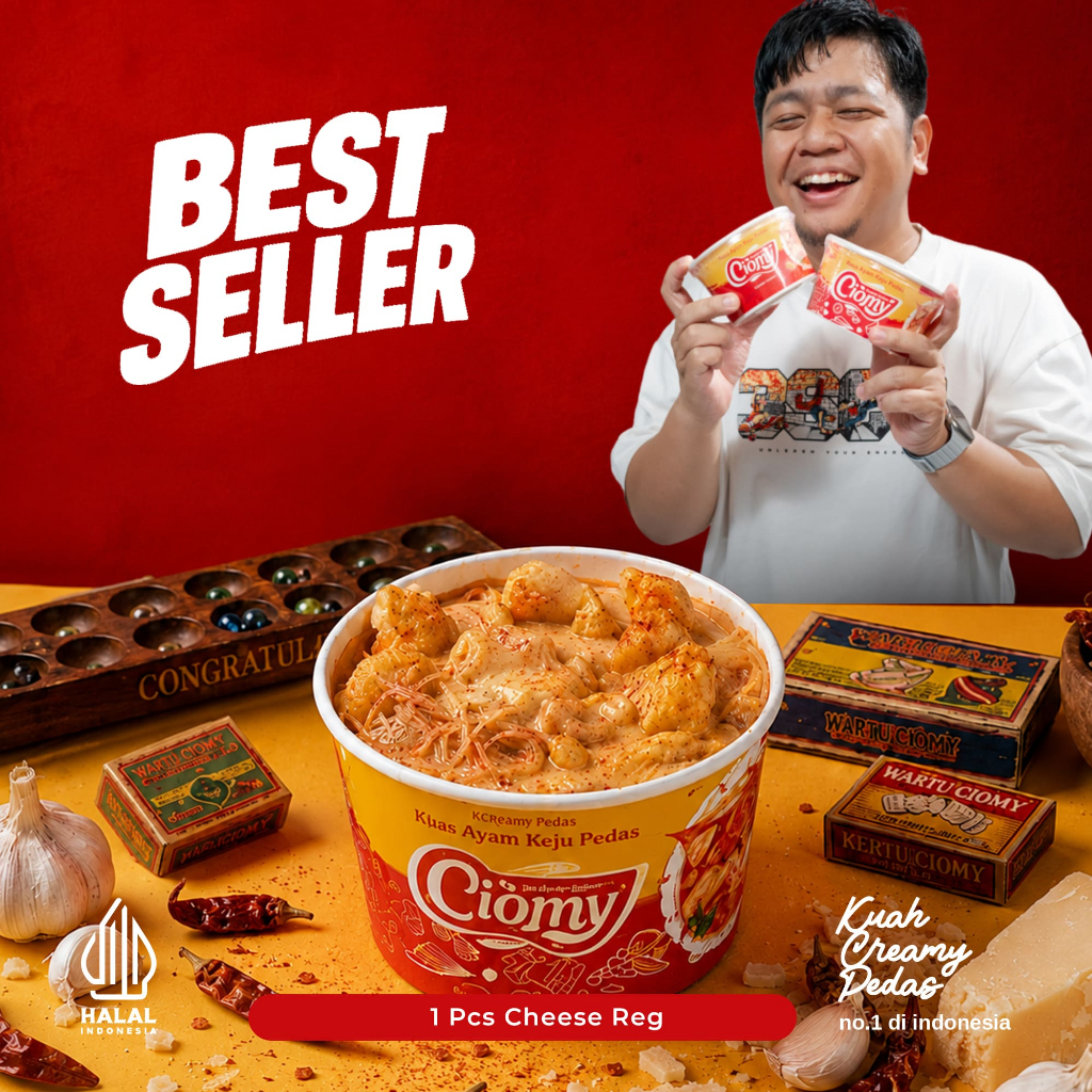 CIOMY - [READY STOCK] Cuanki Instan Mix Varian Cup Reg & Cup Lite HALAL & Sudah BPOM