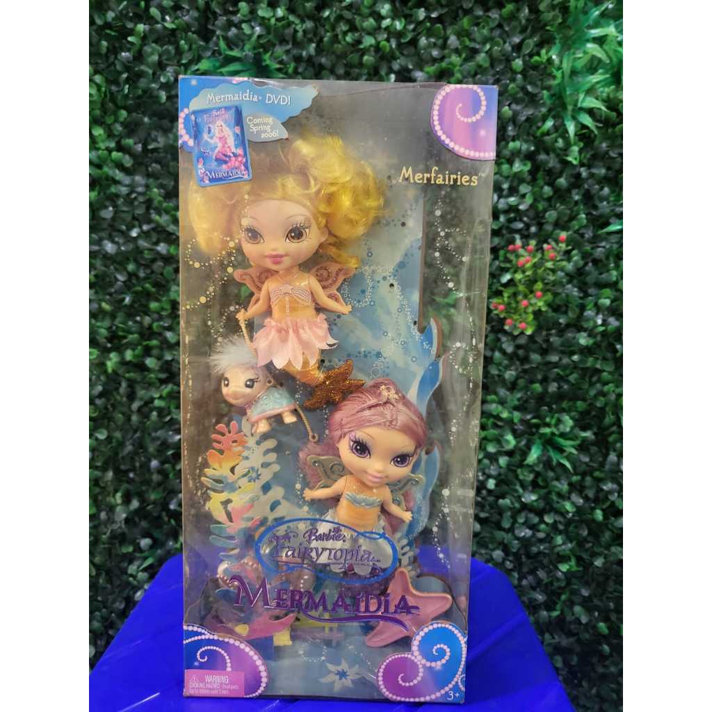SET BONEKA - SERI BARBIE FAIRYTOPIA MERMAIDIA MERFAIRIES 2005