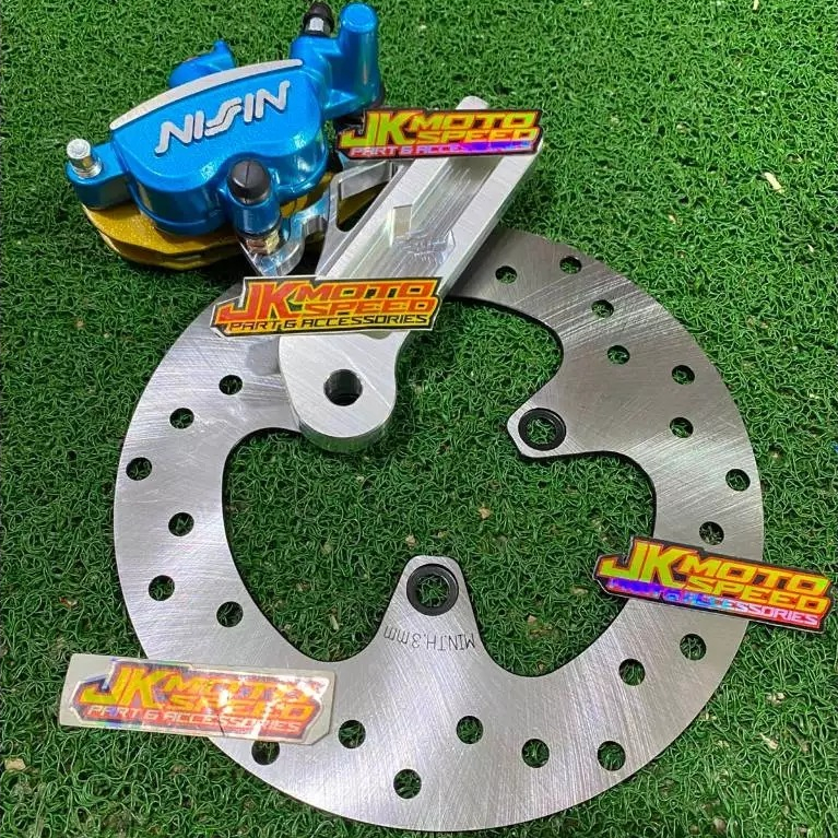PAKET MURAH  SATRIA F FU FI 4 tak satria HIU LUMBA 2TAK kaliper cakram + breket + disk cakram dis 22